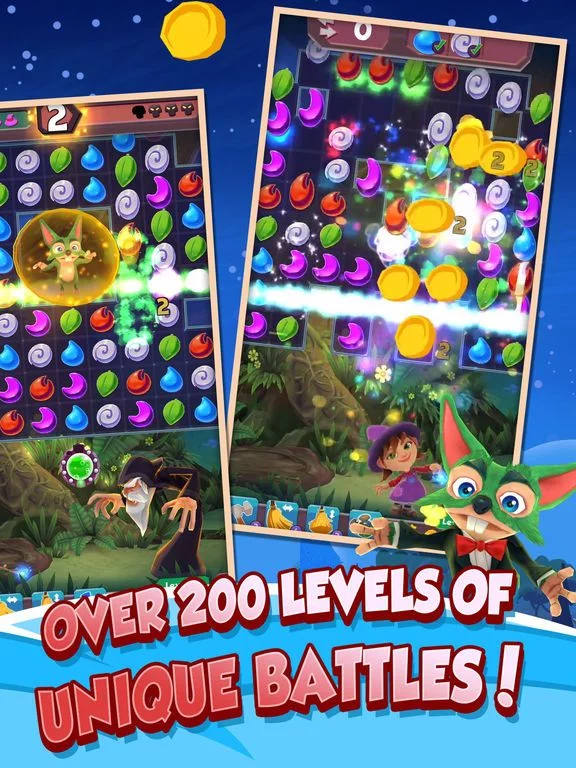 Изображение игры: BeSwitched Magic Puzzle Match