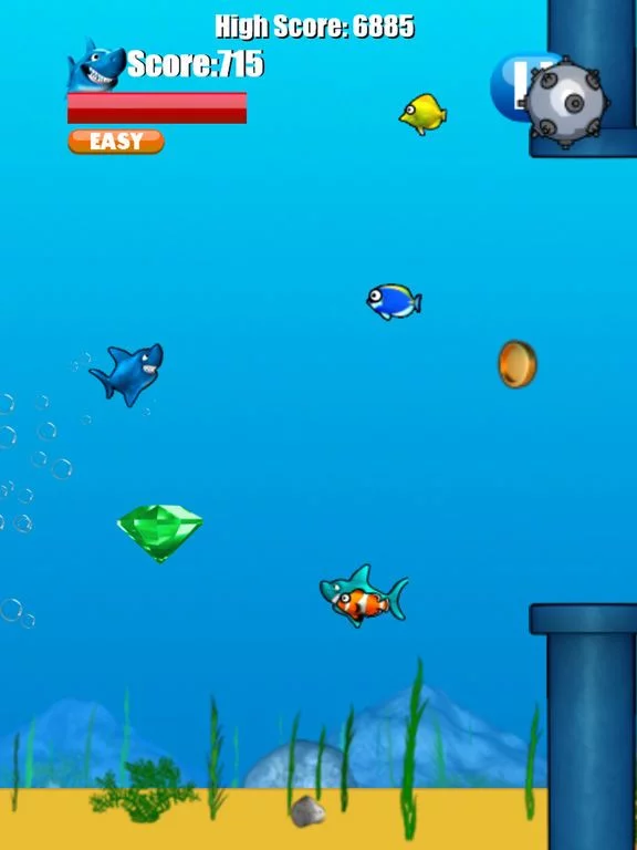 Изображение игры: Jumpy Shark - Underwater Action Game For Kids