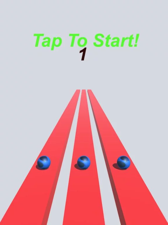 Изображение игры: 3 Balls Run
