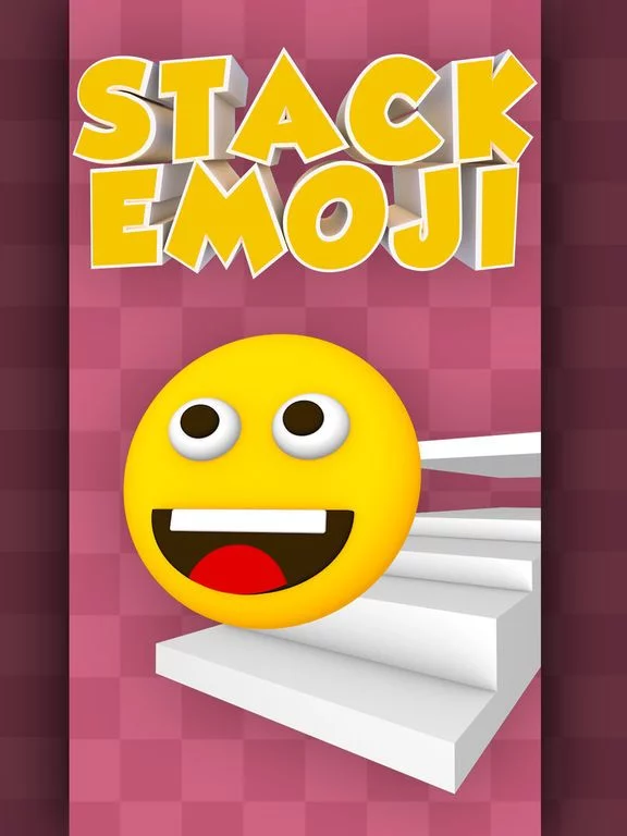 Изображение игры: Stack Emoji Hopper Game - Emoji Popping Mania