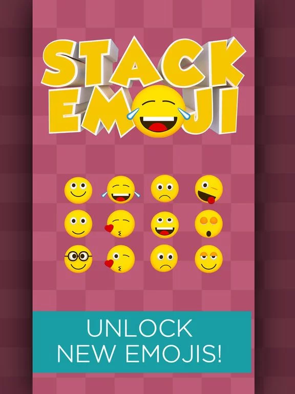 Изображение игры: Stack Emoji Hopper Game - Emoji Popping Mania
