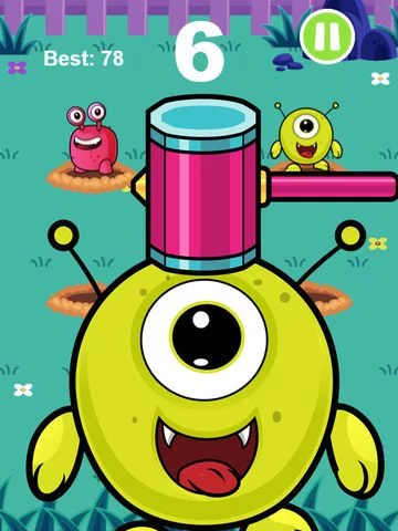 Изображение игры: Whack An Alien Mole Invader - Smash The Cute Miner Invaders From Mars!