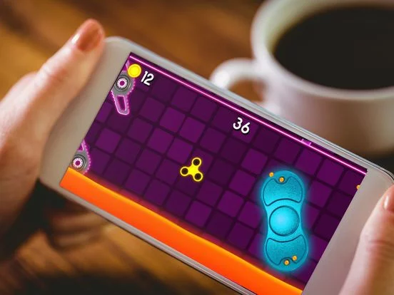 Изображение игры: Fidget Spinner Wheel Arcade Game The Floor is Lava