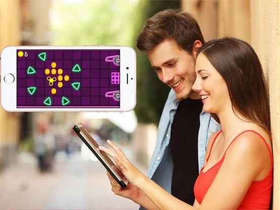 Изображение игры: Fidget Spinner Wheel Arcade Game The Floor is Lava