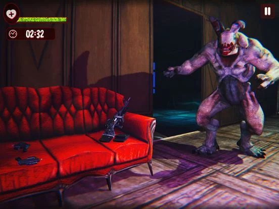 Изображение игры: Scary Bunny Haunted House Game