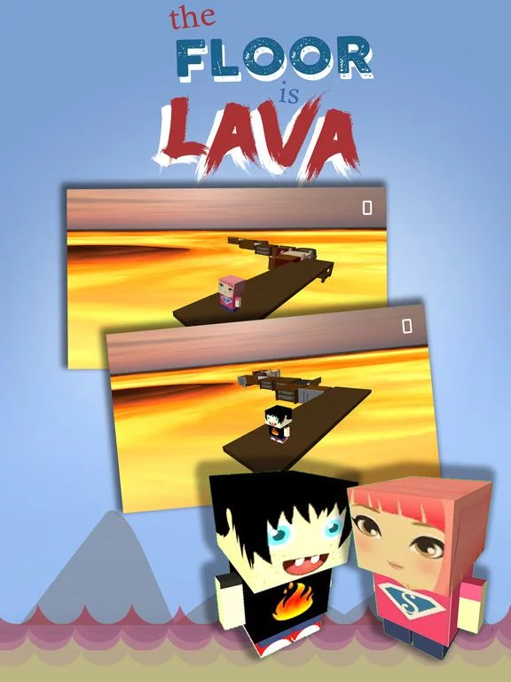 Изображение игры: The Floor is Lava 3D - Pro