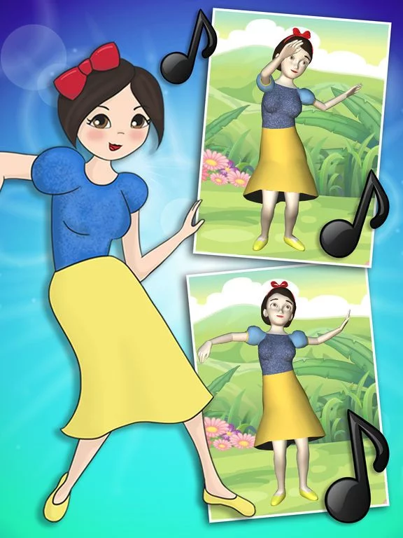Изображение игры: Dance with Princess - Snow White Dancing Game