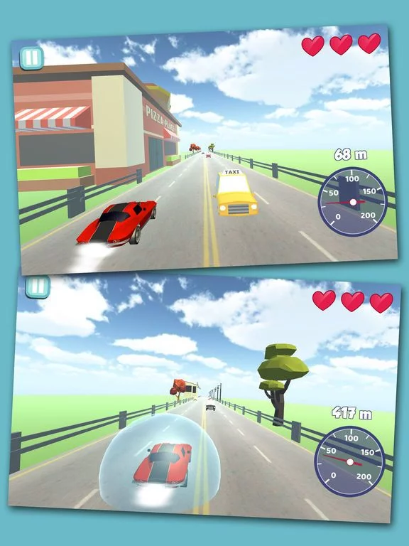 Изображение игры: Turbo Cars 3D Dodge Game - Pro