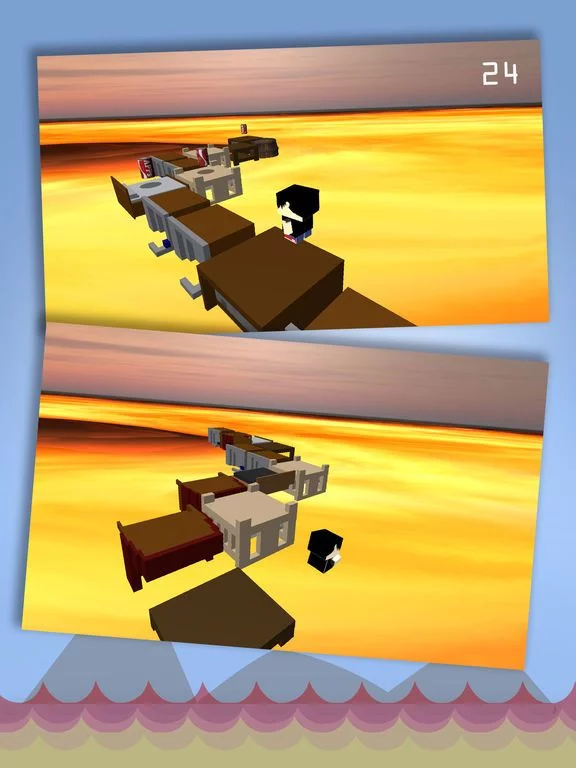 Изображение игры: The Floor is Lava 3D