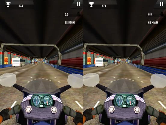 Изображение игры: VR Traffic Bike Rider: Extreme End-less Racing 3D