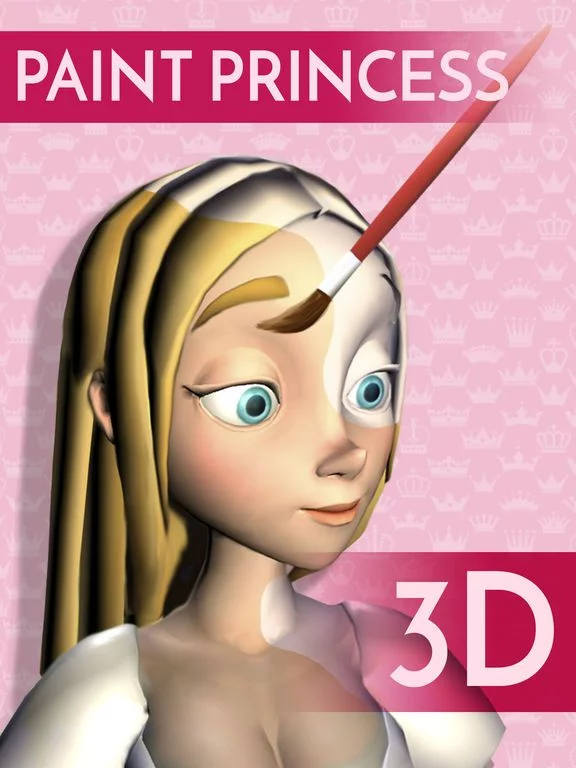 Изображение игры: Princesses 3D Coloring book - Painting game