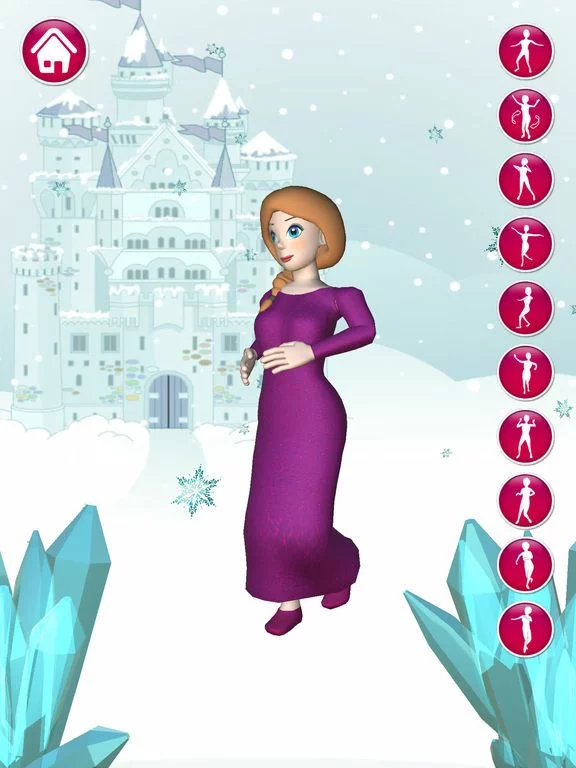 Изображение игры: Dance with Snow Queen – Princess Dancing Game