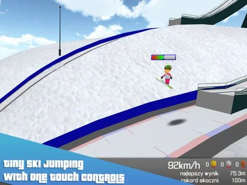 Изображение игры: Sochi Ski Jumping 3D - Winter Sports Free Version