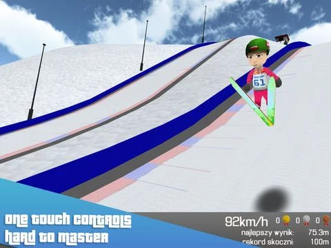 Изображение игры: Sochi Ski Jumping 3D - Winter Sports Free Version
