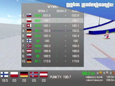Изображение игры: Sochi Ski Jumping 3D - Winter Sports Free Version