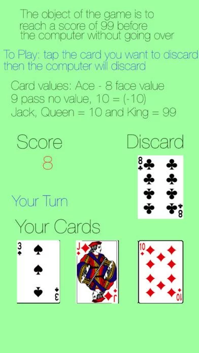 Изображение игры: NinetyNineCardGame