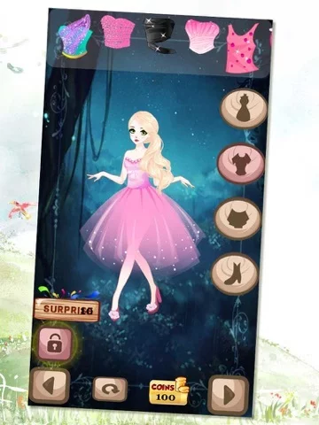 Изображение игры: Dress Up Fairy Tale Princess - Fantasy Strawberry Land Hidden Secrets Version