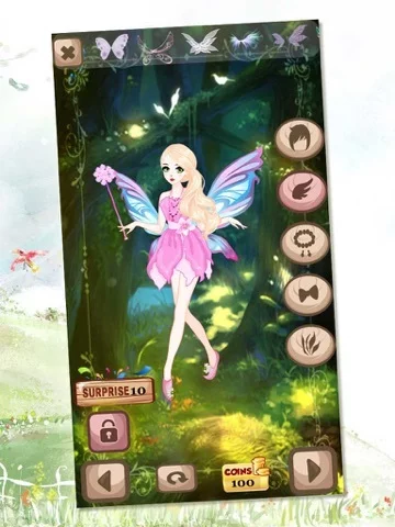 Изображение игры: Dress Up Fairy Tale Princess - Fantasy Strawberry Land Hidden Secrets Version