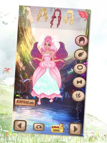 Изображение игры: Dress Up Fairy Tale Princess - Fantasy Strawberry Land Hidden Secrets Version