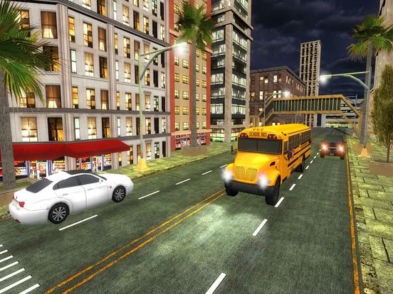 Изображение игры: High School Bus Driver - City Bus Simulator 2017