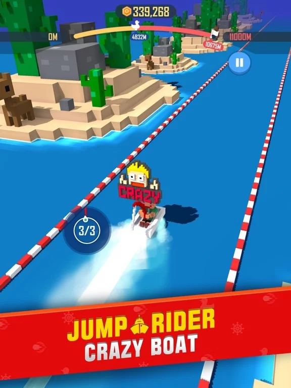 Изображение игры: Jump Rider: Crazy Boat
