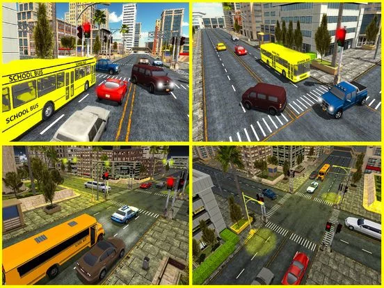 Изображение игры: High School Bus Driver - City Bus Simulator 2017