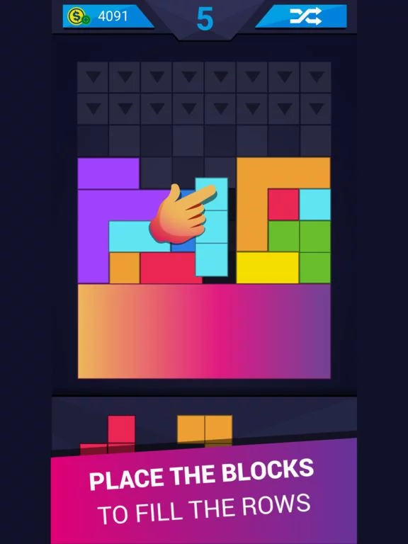 Изображение игры: Neoblox: Colorful Block Puzzle