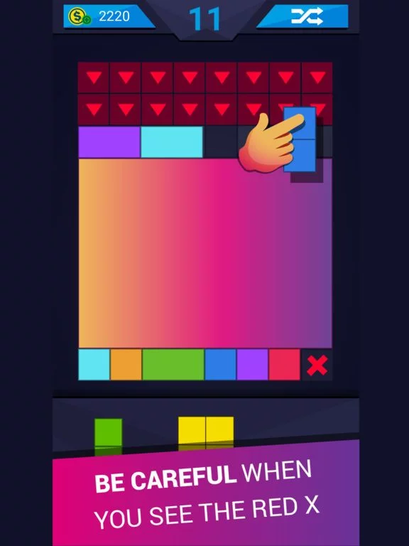 Изображение игры: Neoblox: Colorful Block Puzzle