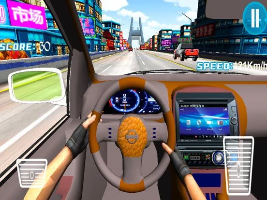 Изображение игры: Racing In Car 3D