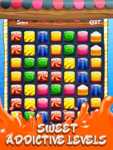 Изображение игры: Candy Maker Blast Puzzle Games - Fun Dessert Swapping Game For iPhone And iPad HD FREE
