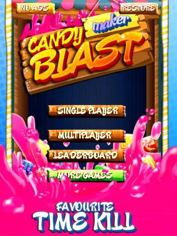 Изображение игры: Candy Maker Blast Puzzle Games - Fun Dessert Swapping Game For iPhone And iPad HD FREE