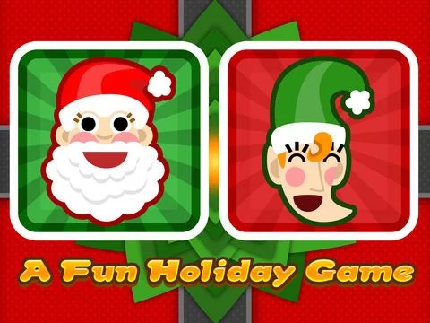 Изображение игры: Christmas Games Of Santa VS Elves - Fun Holiday Matching Game For Children FREE