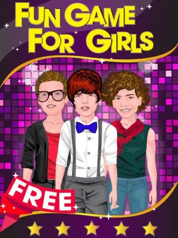Изображение игры: Virtual Boyfriend Dressup Fever - My Fun Glam Fashion Dress Up Game With Justin for Kids And Girls One Direction Version FREE