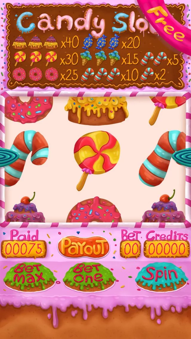 Изображение игры: Candy Slots Casino Game - Play For Fun in HD Free