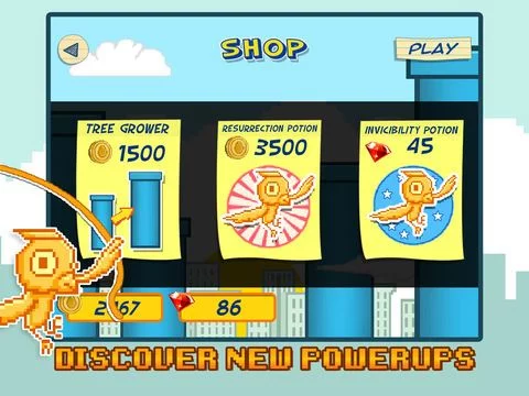 Изображение игры: Flappy Dash - Tiny Bird Flying Through The Jungle FREE