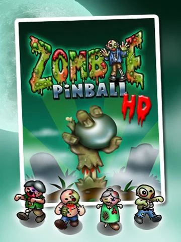 Изображение игры: Zombie Pinball Arcade - A Scary Halloween Game For Kids Free