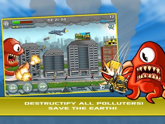 Изображение игры: Destructopus: Total Rampage