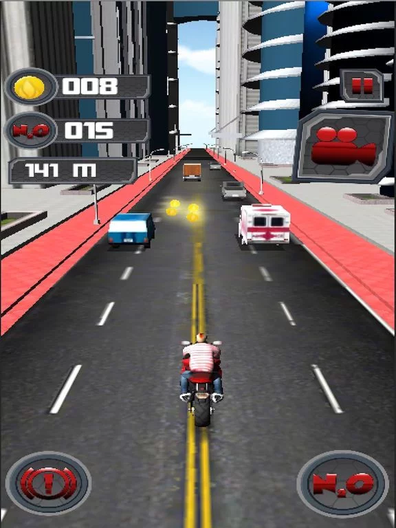 Изображение игры: Heavy Bike Racers - 3D Real Burn Out