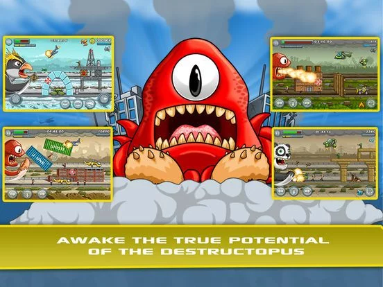 Изображение игры: Destructopus: Total Rampage