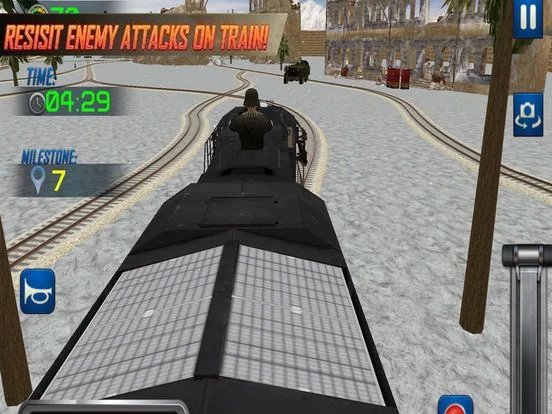 Изображение игры: Police Train Shooting