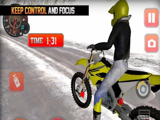 Изображение игры: Xtreme Snow Bike Rider