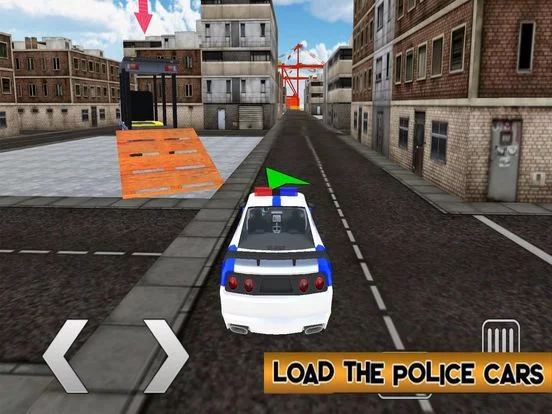 Изображение игры: Police Car Transport Sim