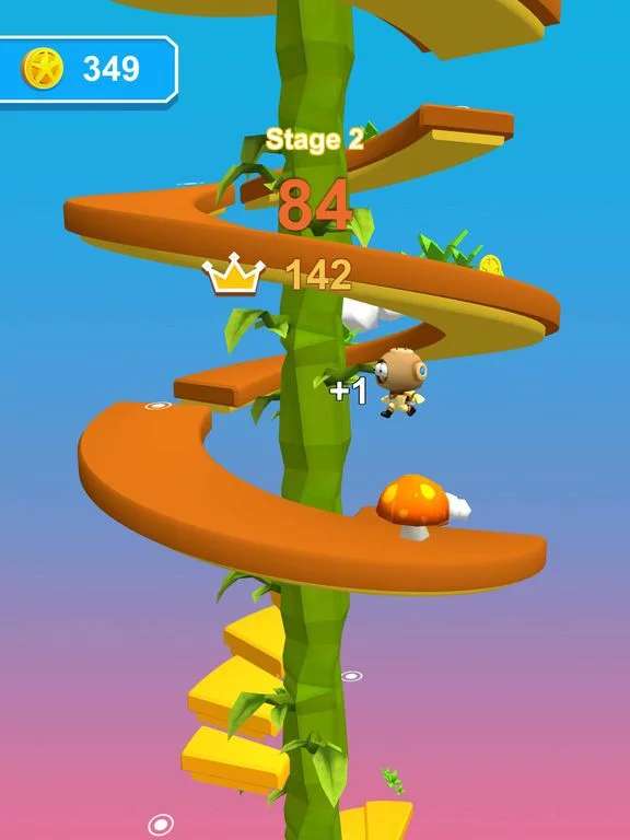 Изображение игры: Run Stars: Jump on Helix Road