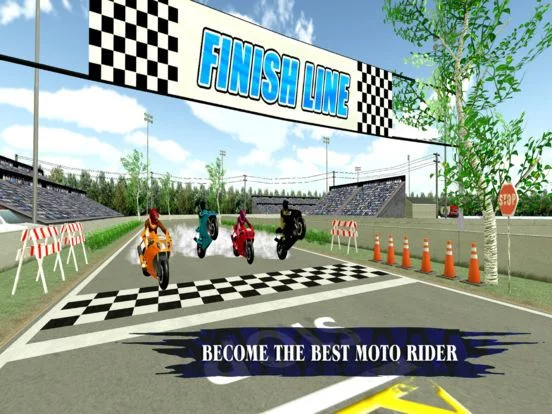Изображение игры: Motorcycle Storm Rider Racing