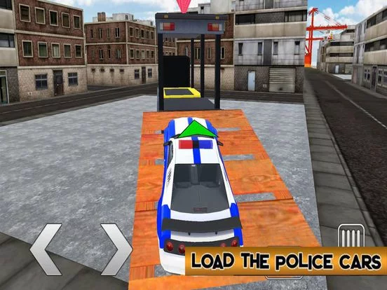 Изображение игры: Police Car Transport Sim
