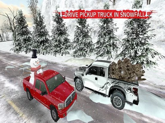 Изображение игры: Winter Snow Giant Truck Drive