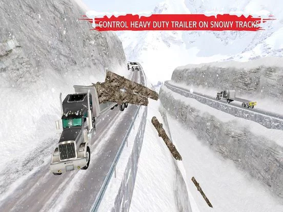 Изображение игры: Winter Snow Giant Truck Drive