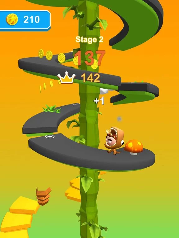 Изображение игры: Run Stars: Jump on Helix Road
