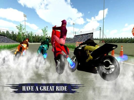 Изображение игры: Motorcycle Storm Rider Racing