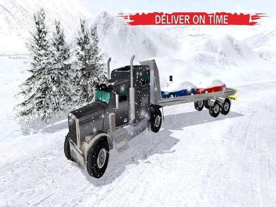 Изображение игры: Winter Snow Giant Truck Drive